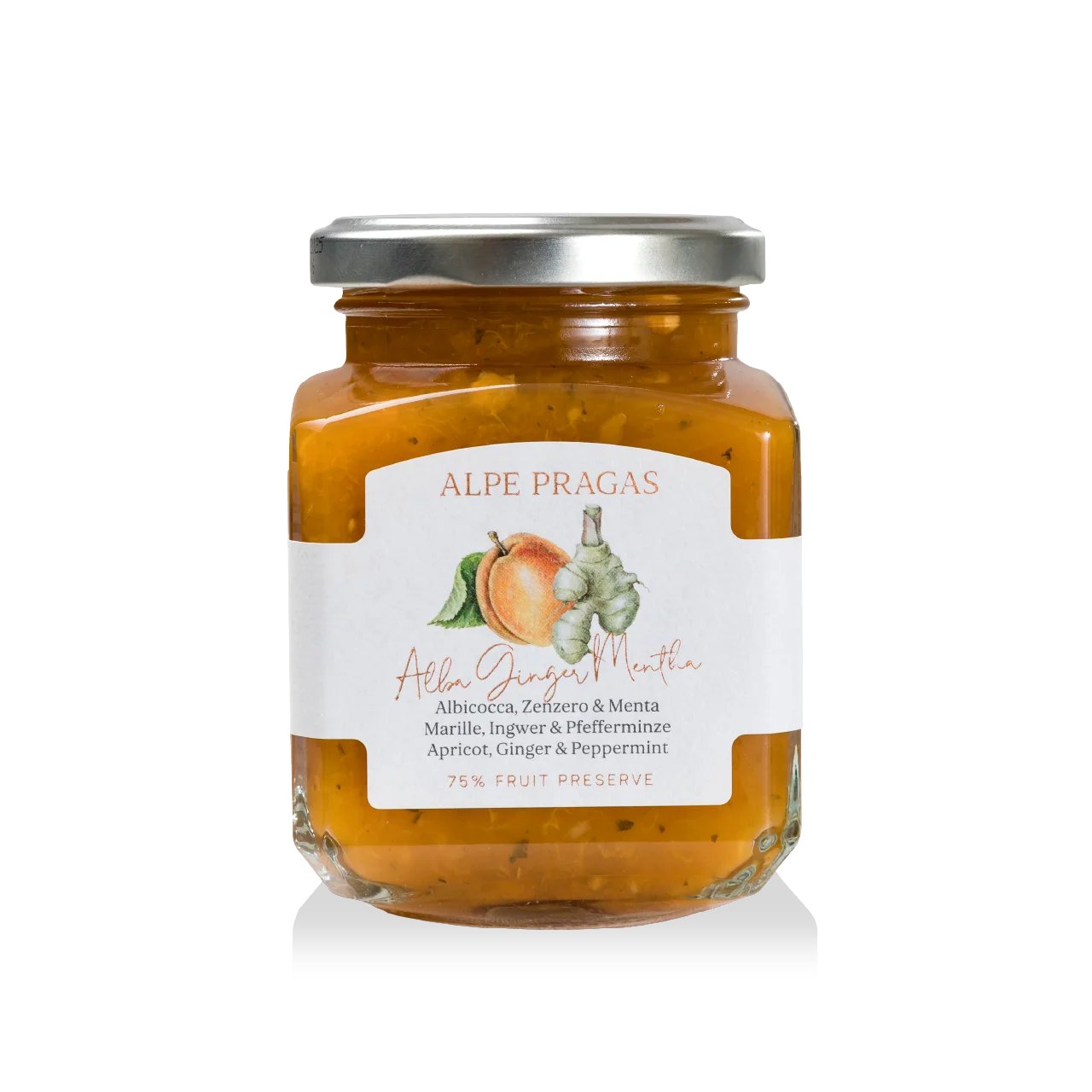 Composta di frutta Albicocca, Zenzero & Menta 335 g