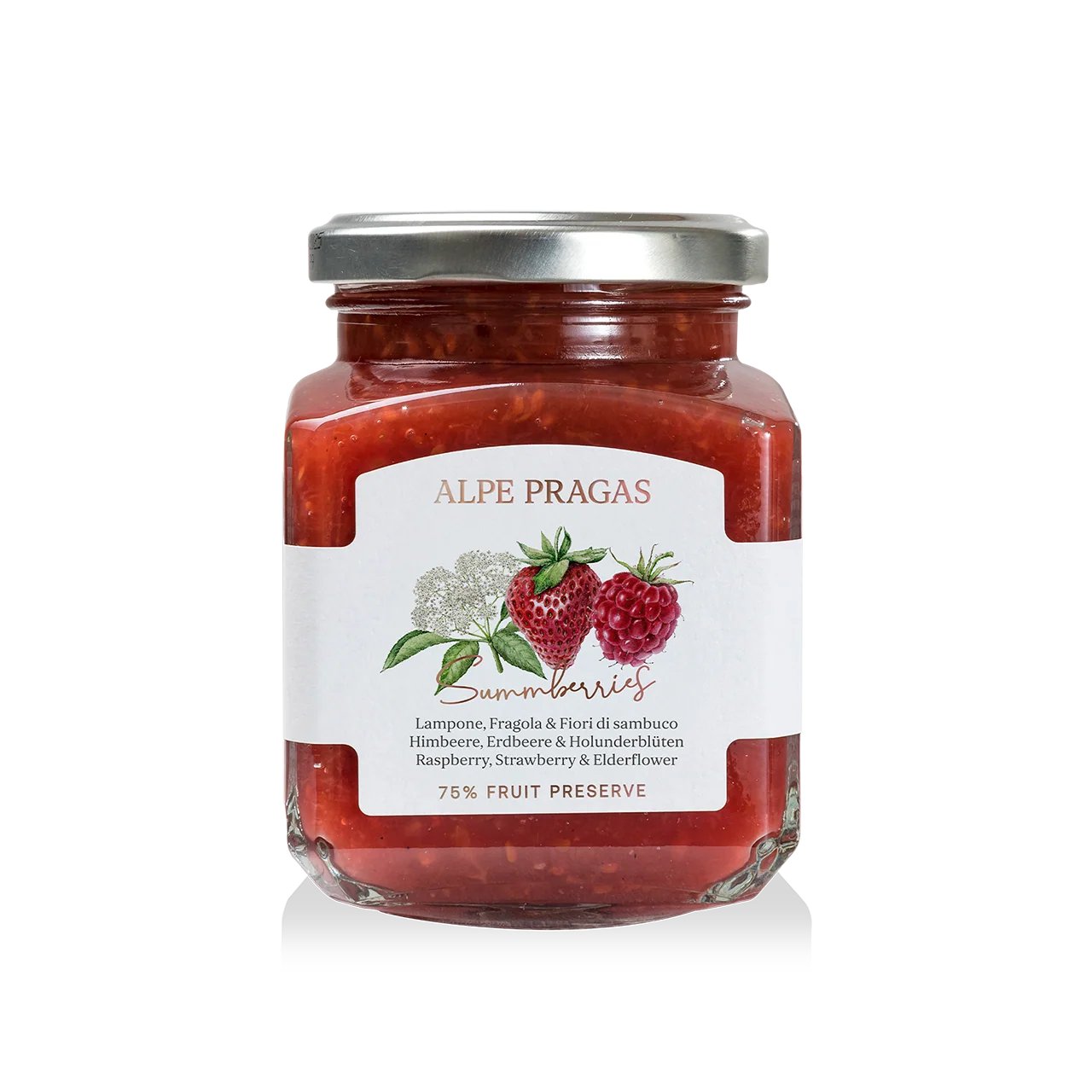 Composta di frutta Lampone, Fragola & Fiori di Sambuco 335 g