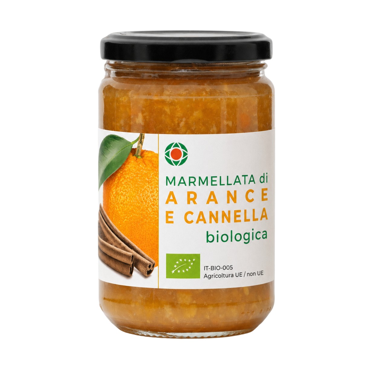 Marmellata bio Arance e Cannella — 350 g