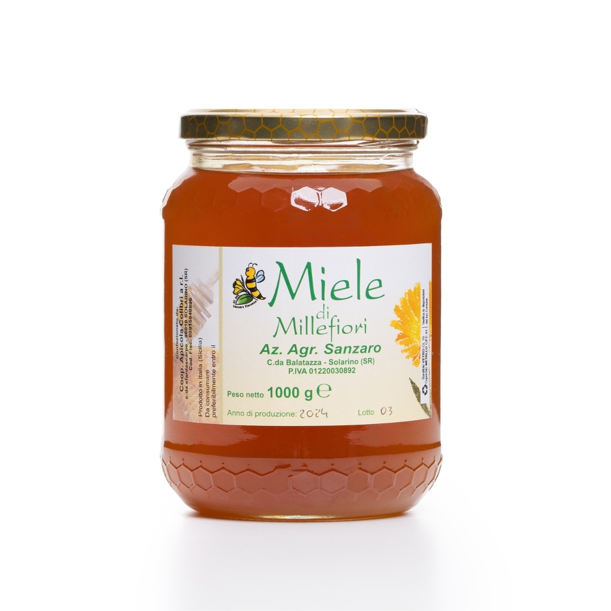 Miele Millefiori Siciliano — 1 kg