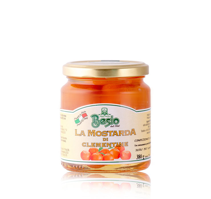 Mostarda di clementine — vaso 380 g