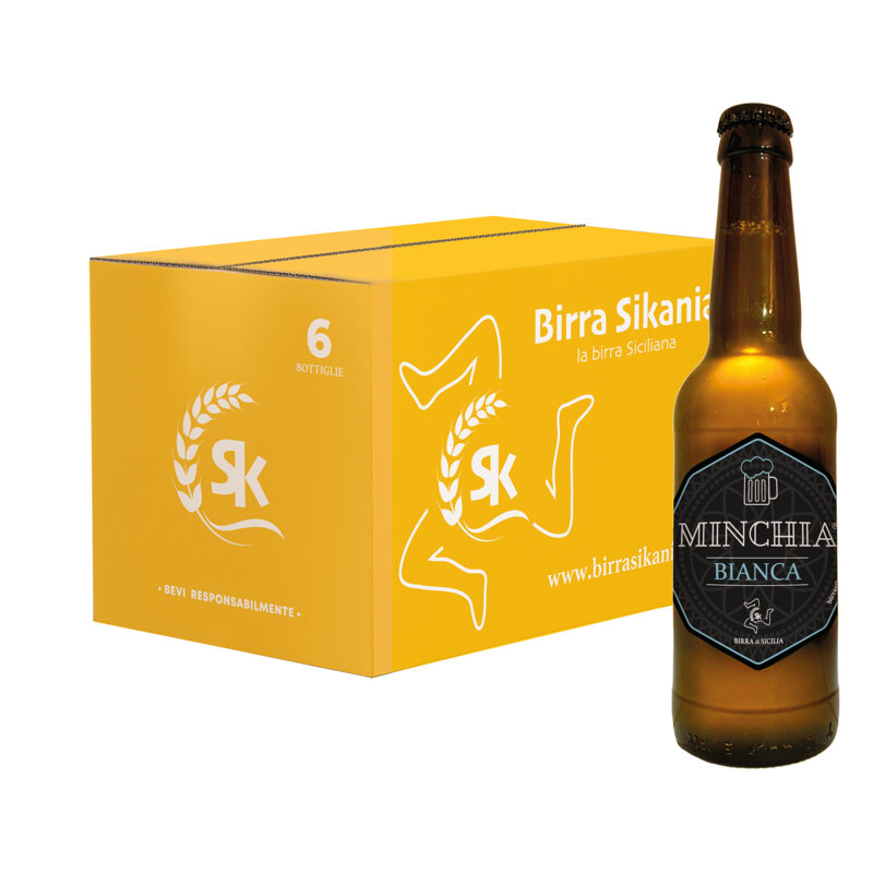 Birra Minchia Bianca 33cl – Conf. 6 Bottiglie
