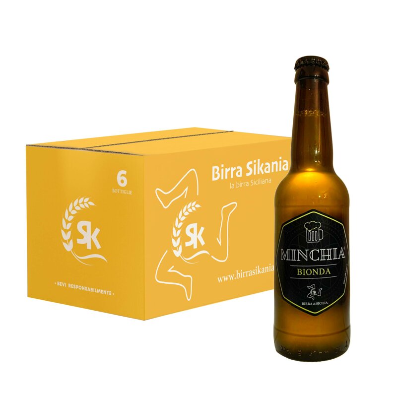 Birra Minchia Bionda 50cl – Conf. 6 Bottiglie