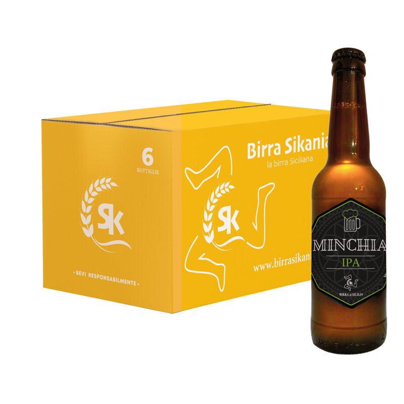 Birra Minchia IPA 33cl – Conf. 6 Bottiglie
