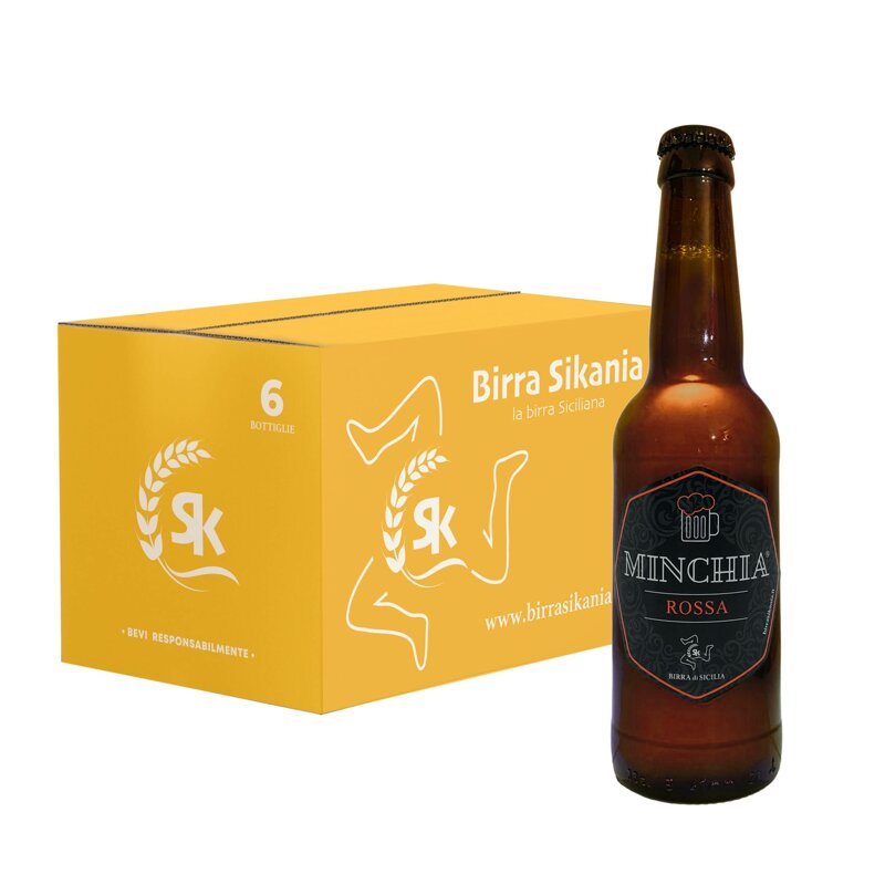 Birra Minchia Rossa 33cl – Conf. 6 Bottiglie