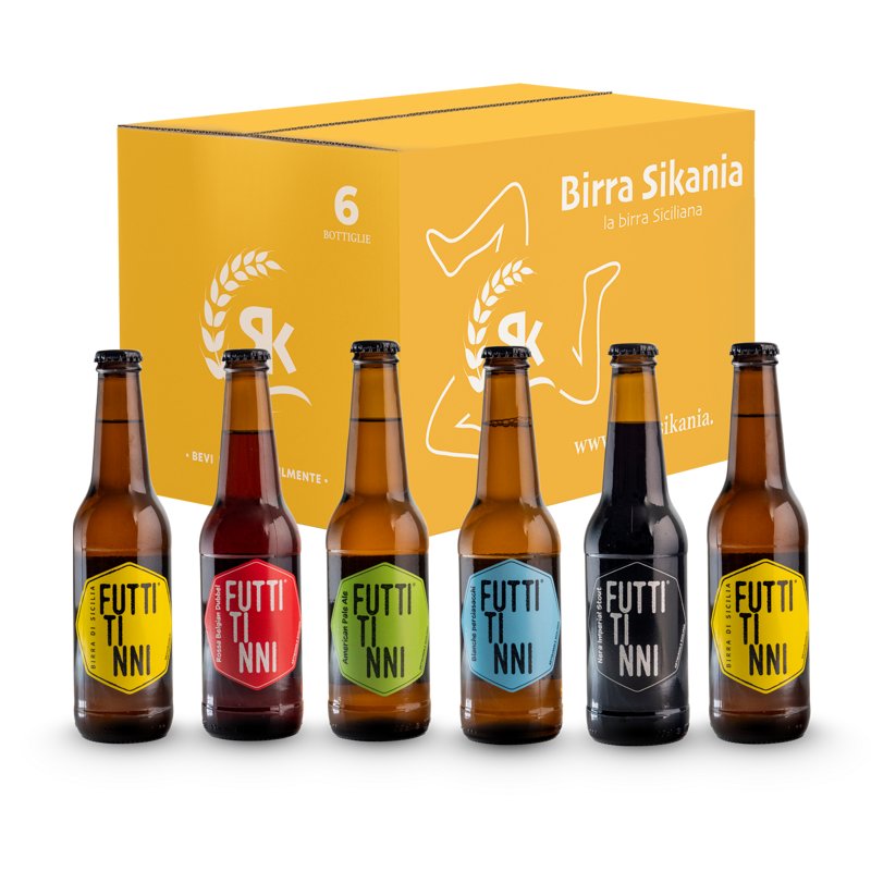 Kit Degusta Sikania – Confezione 6 Birre Assortite 33cl