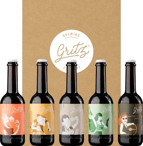 Kit Degustazione Gritz – 5 birre 33cl