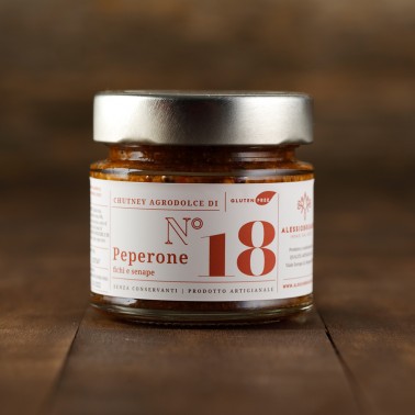 Chutney di Peperoni, fichi e semi di senape — 150 g