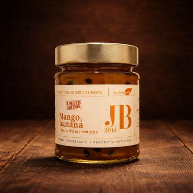 Confettura di Mango, banana e frutto della passione — 220 g