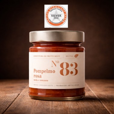Confettura di Pompelmo rosa, mela e zenzero — 220 g
