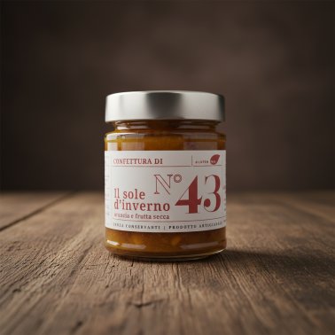 Confettura "Il sole d'inverno" — arance e frutta secca, 220 g