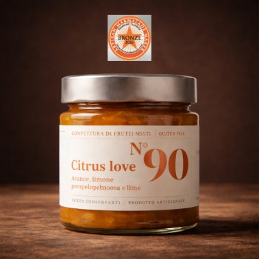 Marmellata "Citrus Love" — arancia, limone, pompelmo rosa e lime, 220 g