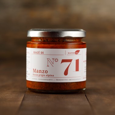 Ragù di puro Manzo di Grigia Alpina — 210 g