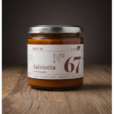 Ragù di Salsiccia e melanzane — 210 g