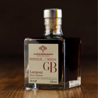 Rosolio GB di Lamponi, limone e liquirizia — 200 ml