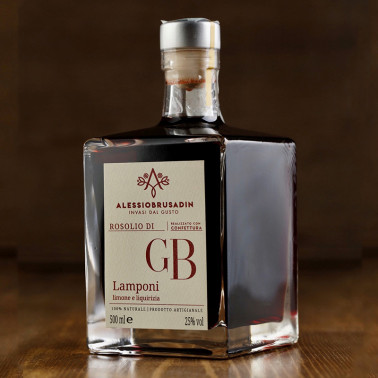 Rosolio GB di Lamponi, limone e liquirizia — 500 ml