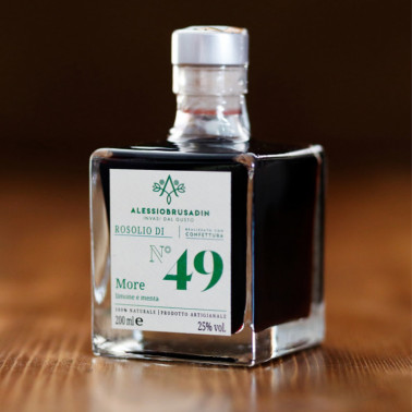 Rosolio n°49 di More, limone e menta — 200 ml