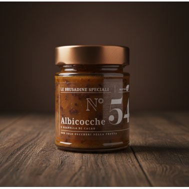 Brusadina alle Albicocche e granella di fave di cacao — 220 g