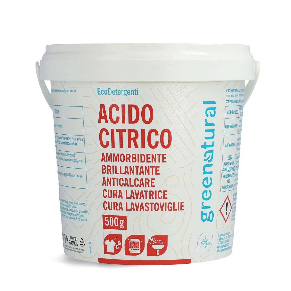 Acido Citrico Secchiello 500g