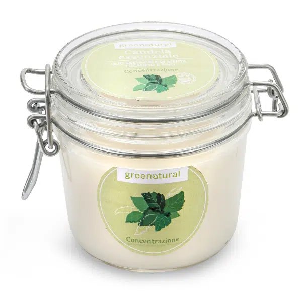 Candela in Cera di Soia — Concentrazione Menta 350g