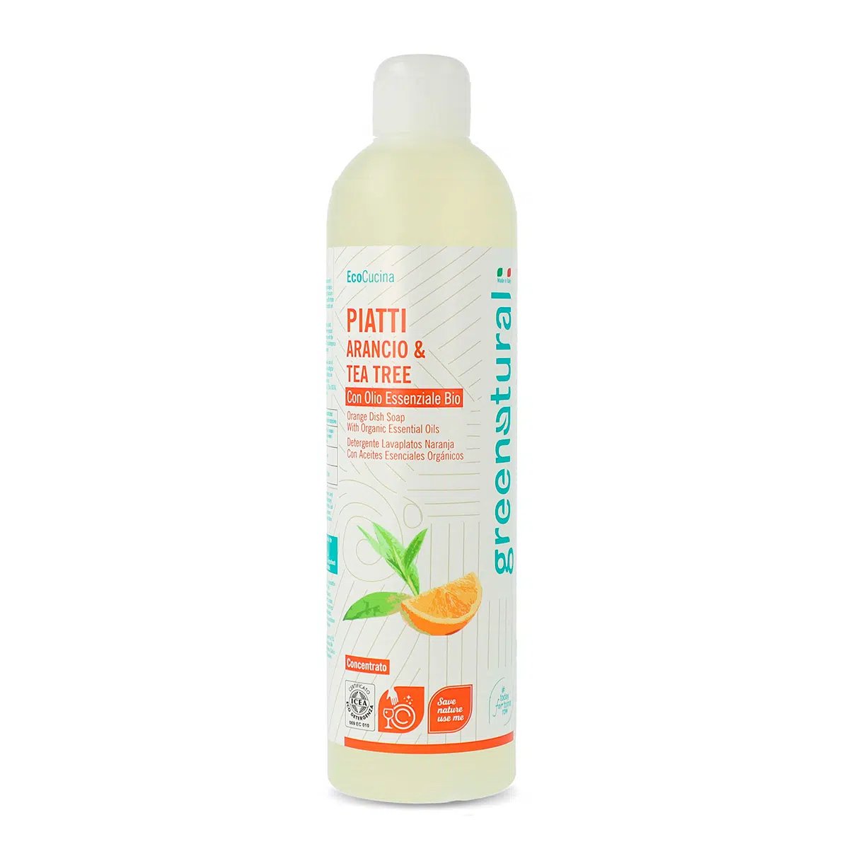 Piatti Arancio & Tea Tree Eco 500ml
