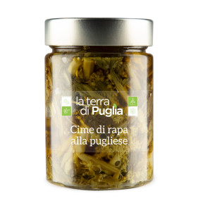 Cime di rapa sott'olio alla pugliese