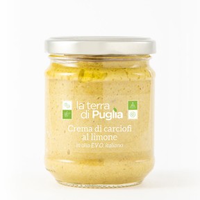 Crema di carciofi al limone in EVO