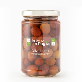 Olive leccine al mirto