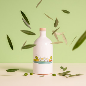 Orcio in terracotta con olio EVO 250ml