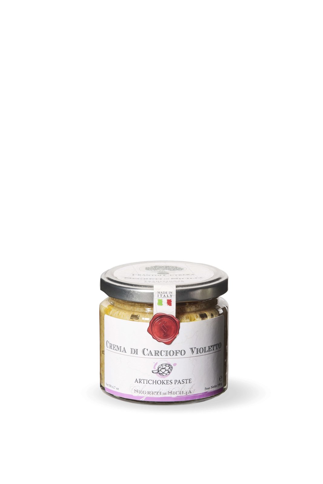 Crema di carciofo violetto