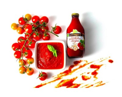 Salsa di Pomodoro Ciliegino Bio — Cassetta 12×330g