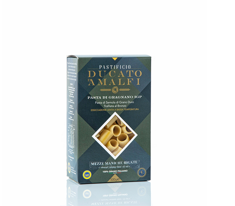 Mezze Maniche rigate – Pasta di Gragnano IGP