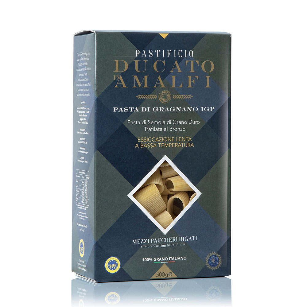 Mezzi Paccheri Rigati – Pasta di Gragnano IGP